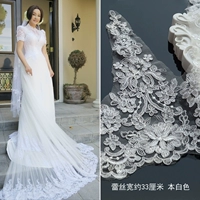 Кружевной аксессуар ручной работы для невесты, белая ткань, европейский стиль, кружевное платье