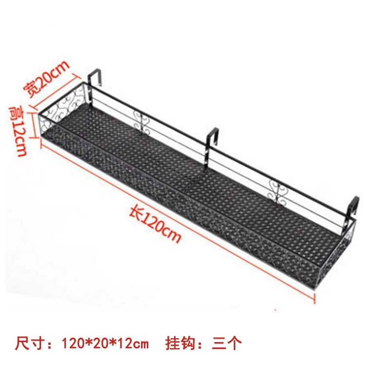 Giá treo hoa ban công bằng sắt nhiều lớp phong cách Châu Âu Giá treo bệ cửa sổ trong nhà và ngoài trời Giá treo lan can mọng nước Giá treo hoa lan can kệ trồng rau treo ban công 