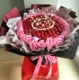 99 сахар -Red+Pink Soap Flower+Lamp Crown