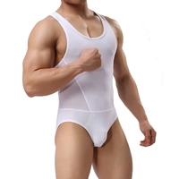 Fearless đội trưởng của nam giới corset sexy băng lụa mịn thể thao tập thể dục yoga tóm tắt vest onesies đồ ngủ cosplay