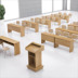 Muzi đồ nội thất bàn học sinh bàn đào tạo bàn học và bàn tư vấn bàn ghế đôi bàn dài ba - Nội thất giảng dạy tại trường Nội thất giảng dạy tại trường