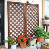 Антикоррозивный деревянный забор, цветочная стойка сад деревянный забор, балкон забор, карбонизированная сетка с твердым деревом сетки