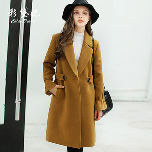 2018 mùa xuân và mùa thu mới của Hàn Quốc phụ nữ dày áo len nữ mỏng kích thước lớn phần dài áo len thủy triều