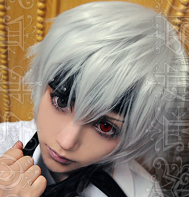 taobao agent [Rabbit Dimension] Tokyo Gong/Tokyo Type Golden Muyan COS wig silver -white shape