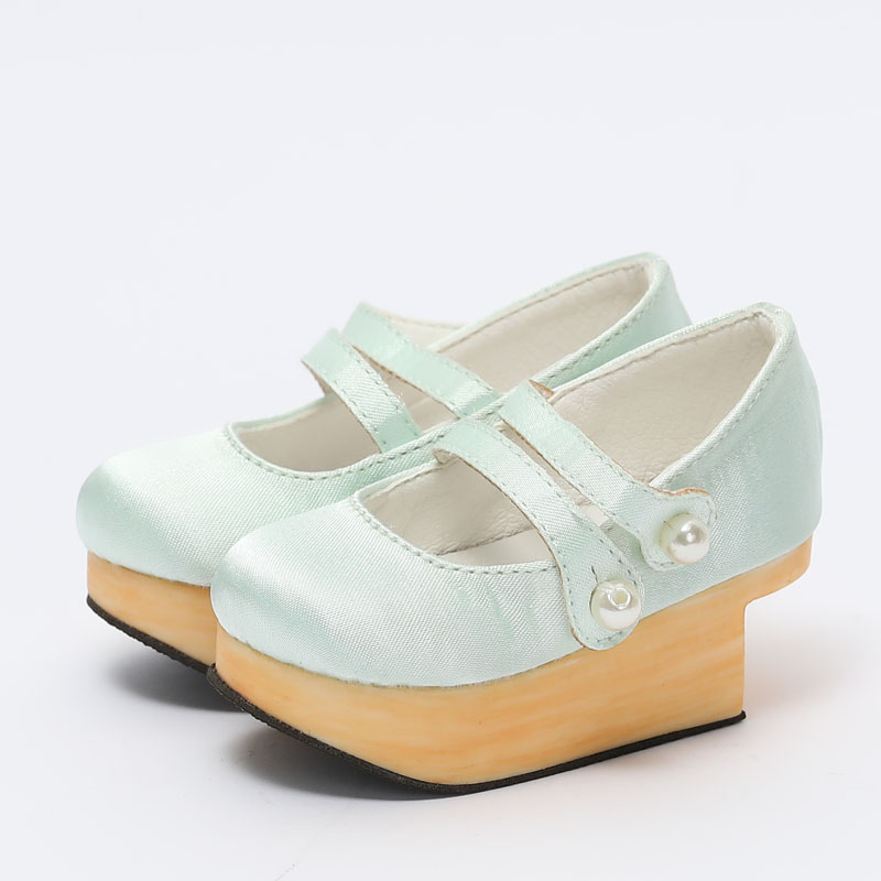Light Greenwind Pupil FT Xinxin Wooden soled shoes Silk edition Three points 10 female Four points MSDRL big baby