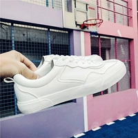 Базовая универсальная белая обувь, трендовые спортивные белые кроссовки, в корейском стиле, популярно в интернете