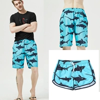 Быстросохнущие пляжные штаны, шорты для влюбленных для плавания, свободный крой, большой размер