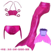 Розово-фиолетовые четыре штуки с ластами