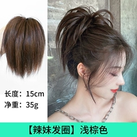 【Горячая девочка Круг волос】 светло -коричневый