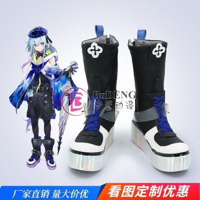 taobao agent Tomorrow Ark Water Moon COS Shoes Custom Game Anime COSPLAY Women's Boots Support Figure Making