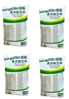 Четыре упаковки 200 дополнительных толстых чашек воды 250 мл
