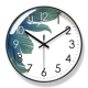 【Ultra-Silent-Blue Clock Clock】 8228-B Черная коробка