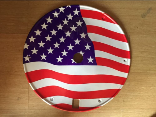 26 -Придвоенный велосипед Большой ветровой герметичный крышка колеса национальный флаж