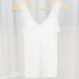 Phong cách mới của YOYO có thể được mặc bên ngoài với đai ren ôm vừa vặn có gân, áo vest mỏng nữ tính, áo sơ mi mỏng hơn và bên trong - Áo vest Áo vest