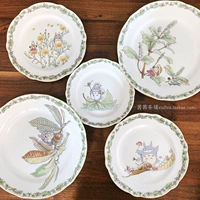 SPOT NORITAKE Подличная миядзаки Тоторо милая мультипликация иллюстрация костяная фарфоровая тарелка пластина