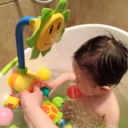 Trẻ em của trẻ em hồ bơi tắm đồ chơi thiết lập cậu bé con con trẻ sơ sinh nước phun nước thuyền