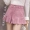 Quần short kẻ sọc nữ thu đông 2018 phiên bản Hàn Quốc mới của quần lửng cạp cao hoang dã mặc quần ống rộng quần ống rộng cạp cao