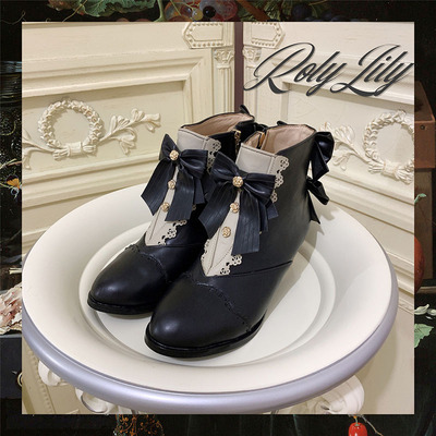 taobao agent [Dream and Treasure Spot] National Brand Lolita ROLYLILILY Rose Preface Poetry Elegant Retro Boots