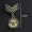 Hàn Quốc Cổ điển Gió Anh Trâm Huy hiệu Huy chương Thời trang Kim loại Tag Cao đẳng Gió Ngực - Trâm cài