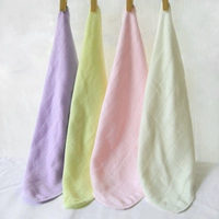 [4 куска бамбукового волоконного квадратного полотенца] Случайный цвет