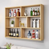 Винный шкаф вино висящий настенный ресторан ресторан ресторан ресторан ресторан ресторан на стене Простая красная винная стойка