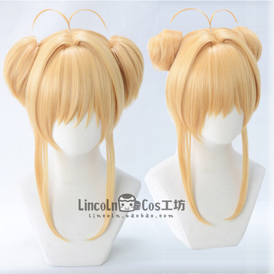 taobao agent Lincoln's new version of magic girl cherry blossoms cherry blossoms cherry cos wig hair clip optional