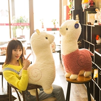 Плюшевая альпака, милая игрушка, тряпичная кукла, забавная подушка, Южная Корея, подарок на день рождения