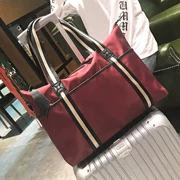 Túi du lịch Hàn Quốc túi du lịch ngắn nữ túi xách tay nhẹ đơn giản dung lượng lớn túi hành lý không thấm nước túi thể dục nam