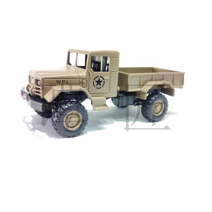 Naughty Dragon WPL 1:64 simulyatsiya qotishma avtomobili M35 yuk mashinasi to'rt g'ildirakli statik qotishma yuk mashinasi bezaklari