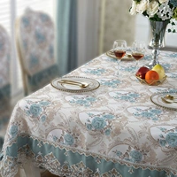 Средиземноморская скатерть в европейском стиле Средиземноморье Yiyi все кофейный столик квадратный столик Круглый столик для дома столовая скатерть