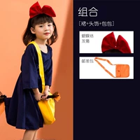 Платье, аксессуар для волос, сумка