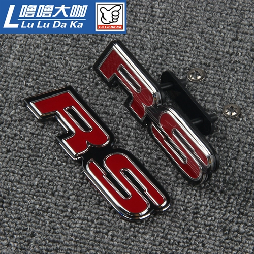 Японская версия новой Fit GK5FK78FC1 Daily управляла RS Front и Back Label Nameplate Medive Network Marker Red Label