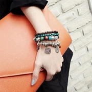 Tòa án sang trọng Gió quốc gia Vintage Vintage Vòng đeo tay thời trang Hàn Quốc Trang sức Hàn Quốc Vòng đeo tay Vòng tay Trang sức Phụ kiện Nữ
