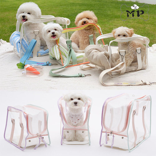 "Паометром памяти" покупать в южной корее OOUS сделанный на заказ прозрачный PVC желе пакет домашнее животное собаки и кошки из пакет