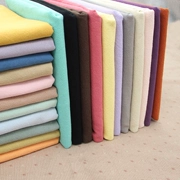 22 màu trơn vải nhuộm Nhật Bản giặt quần áo cotton nền tảng thủ công DIY hoang dã kapok vải màu rắn