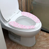 Розовый туалетный туалетный подушка