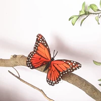 Реалистичная модель животного с бабочкой, познавательный реквизит для фотографии, макет, стрекоза