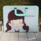 7 Grid Smile Girl Green