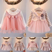Quần áo trẻ em nữ mùa xuân và mùa thu công chúa váy bé váy nước ngoài khí tuổi váy váy bé gái váy - Váy