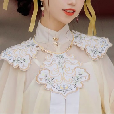 taobao agent Genuine Hanfu, false collar, clothing, with embroidery