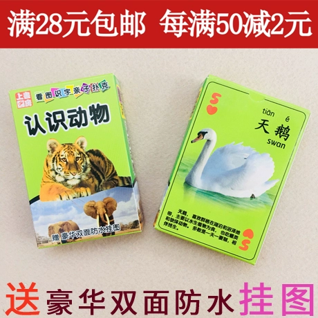 Карточки, большие игральные карты для школьников, раннее развитие, обучение