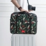 Du lịch ngắn khoảng cách gấp túi duffel có thể được thiết lập xe đẩy trường hợp du lịch lưu trữ túi dung lượng lớn tập thể dục túi không thấm nước dày vali 20kg