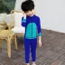 Đồ bơi trẻ em Hàn Quốc cho bé trai kem chống nắng nhanh khô bé trai chia nhỏ vừa lớn bé nhỏ khủng long áo tắm bé trùm đầu - Bộ đồ bơi của Kid bikini cho bé gái Bộ đồ bơi của Kid