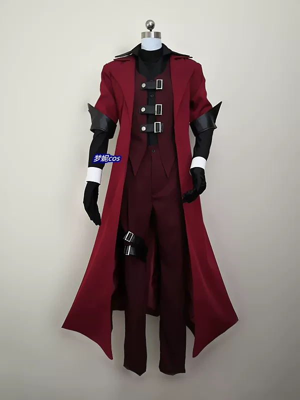 Red trench coat, full set, cosplay