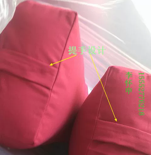 Квадратная натуральная хлопковая подушка для йоги, сделано на заказ