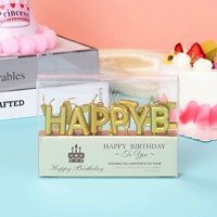 Золото -начищенная Happy Candle 10 коробок из Tuhao Gold