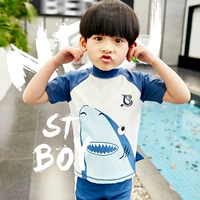Đồ bơi trẻ em Hàn Quốc cho bé trai chống nắng chia bé áo tắm cho bé Đồ bơi trẻ em lướt quần áo để gửi mũ đồ bơi xuân thu