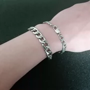 Vòng đeo tay bằng thép titan độc quyền phiên bản Hàn Quốc của vòng đeo tay đơn giản thủy triều nam trang sức phụ kiện trang sức nam rắn vòng tay