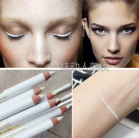 New matte màu trắng tinh khiết bút kẻ mắt bút chì lông mày không thấm nước eyeliner bên trong là không nở dưới bút kẻ mắt nằm tằm bút cos kẻ mắt nước tốt