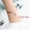Phong cách Hàn Quốc s925 sterling bạc vòng chân chuông đỏ dây đeo vòng chân nữ lắc chân vàng PNJ